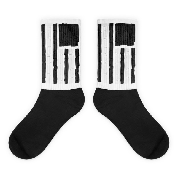 Old Time Hockey Socks Tape Flag - replaceeverything